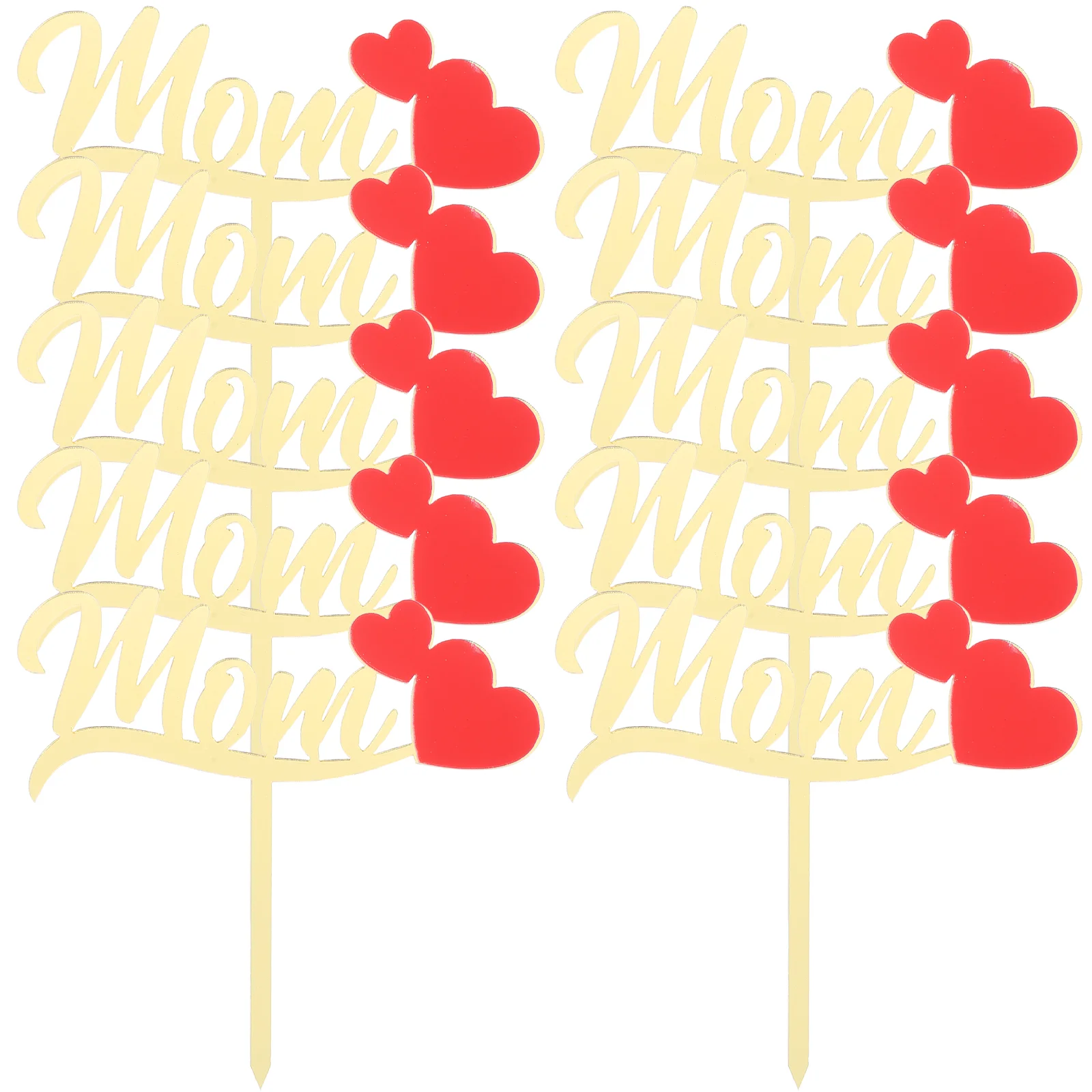 10 Pcs Mother's Cake Inserts Party Mama Cupcake Decoration For Day Decorations Paper
10 Pcs Mother's Cake Inserts Party Mama Cupcake Decoration For Day Decorations Paper