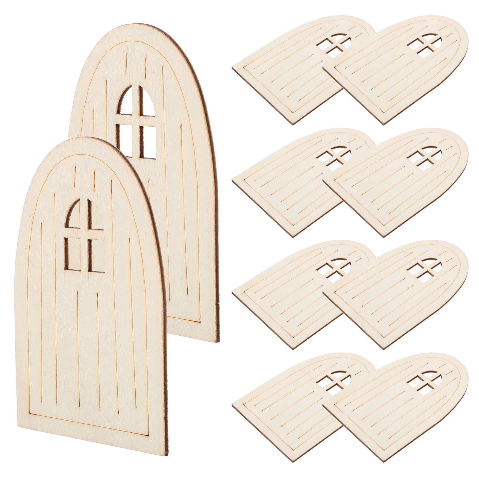 10 Pcs Wooden Elf Door Fairy Gate Doors for Tree Garden Party Trees Outdoor Decorations Christmas Kit DIY
10 Pcs Wooden Elf Door Fairy Gate Doors for Tree Garden Party Trees Outdoor Decorations Christmas Kit DIY
