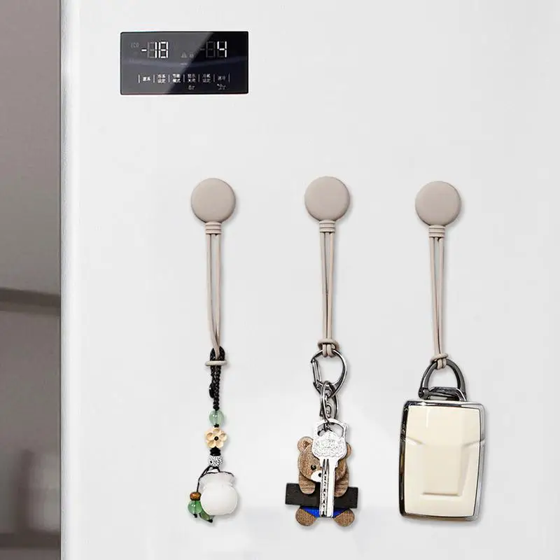 Magnetic Key Holder Kitchen Magnet With Lanyard Multifunctional Hangable Silicone Magnetic Lanyard For Home Fridge
Magnetic Key Holder Kitchen Magnet With Lanyard Multifunctional Hangable Silicone Magnetic Lanyard For Home Fridge