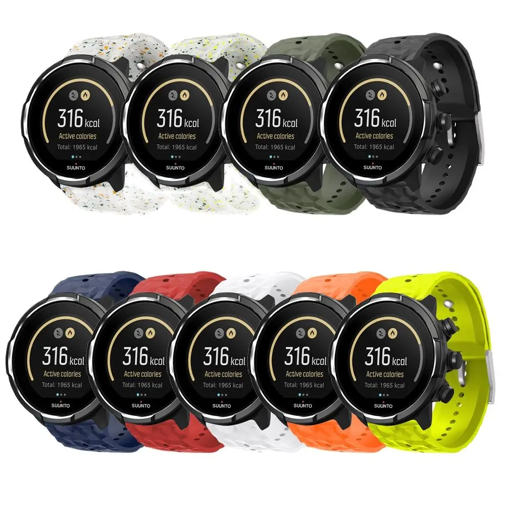24mm silicone strap watch band fits Sonto SUUTO 9 diamond pattern silicone strap
24mm silicone strap watch band fits Sonto SUUTO 9 diamond pattern silicone strap