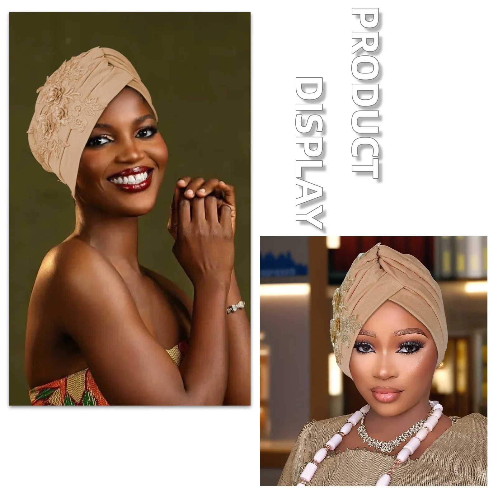 Applique Flower Turban Caps for Women Ruffle Headscarf Bonnet Hat Female Head Wrap Muslim Hijab African Headwear Turbante Mujer
Applique Flower Turban Caps for Women Ruffle Headscarf Bonnet Hat Female Head Wrap Muslim Hijab African Headwear Turbante Mujer