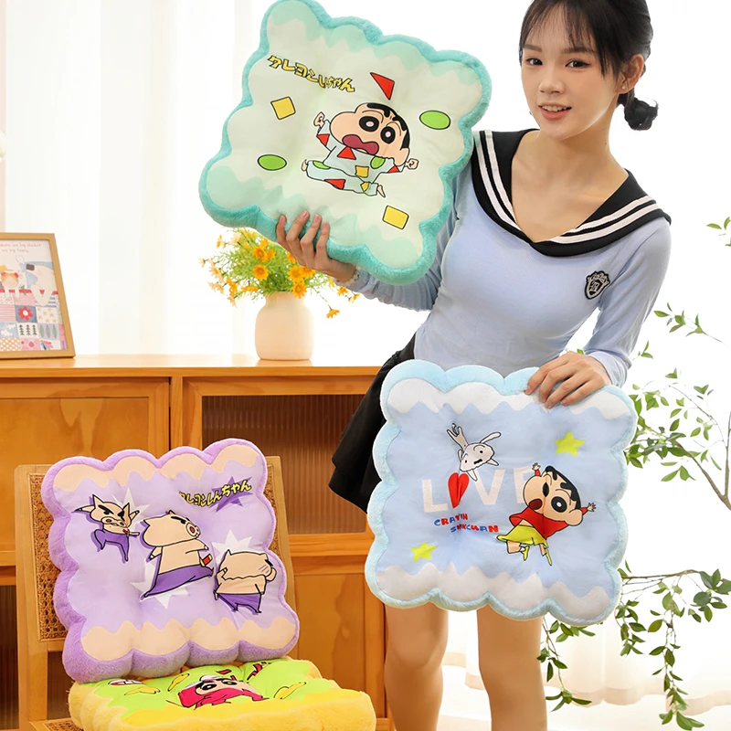 Crayon Shin-chan Plush Chair Cushion Soft Square Seat Pad Thickened Comfort Pillow for Office Home Chair Non-Slip Back Support
Crayon Shin-chan Plush Chair Cushion Soft Square Seat Pad Thickened Comfort Pillow for Office Home Chair Non-Slip Back Support