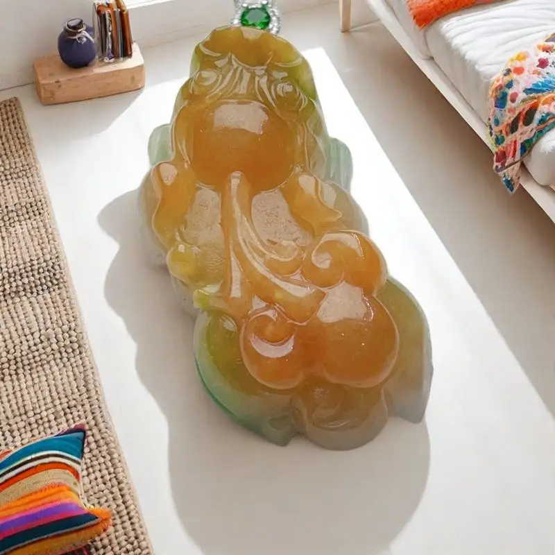 Jade glutinous seed Huang Fei Pixiu pendant hand-carved engraving warm and delicate fashion protection safe gift boutique
Jade glutinous seed Huang Fei Pixiu pendant hand-carved engraving warm and delicate fashion protection safe gift boutique