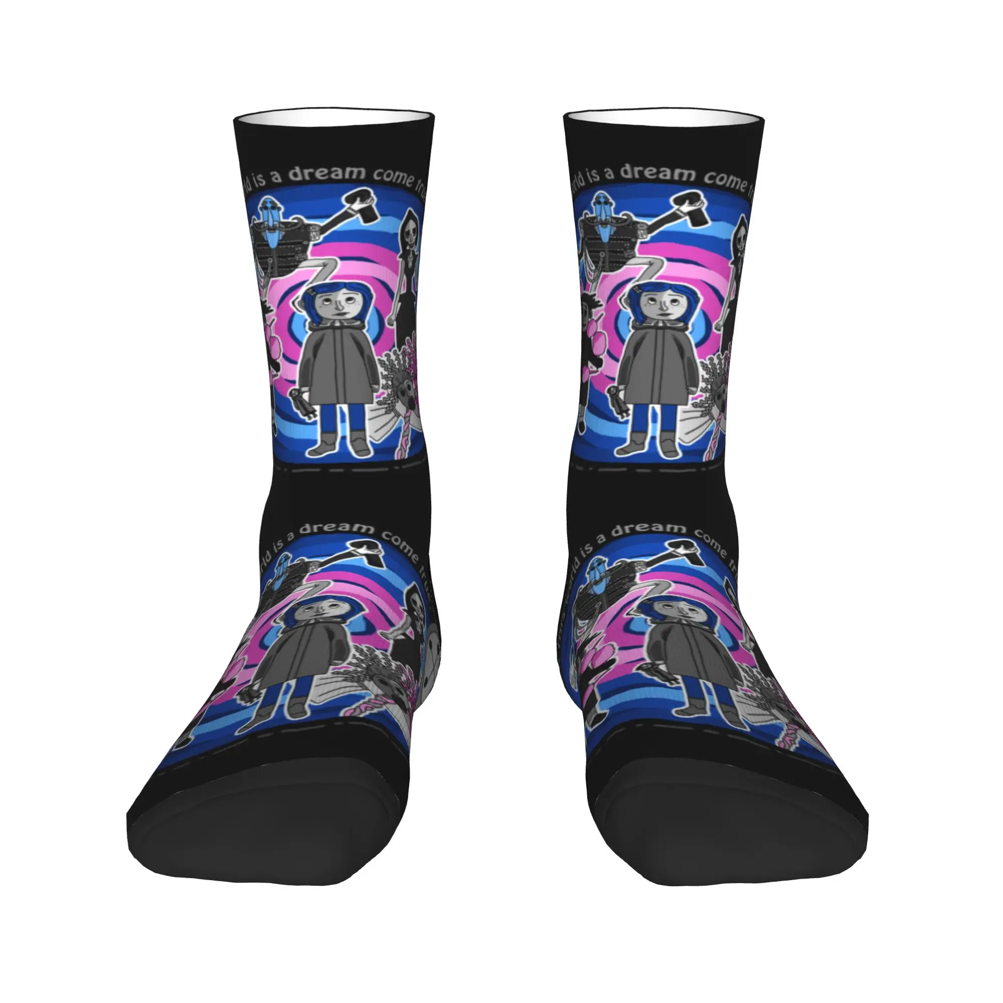 Kawaii Print Halloween Horror Movie Coraline Socks for Men Women Stretch Summer Autumn Winter Crew Socks
Kawaii Print Halloween Horror Movie Coraline Socks for Men Women Stretch Summer Autumn Winter Crew Socks