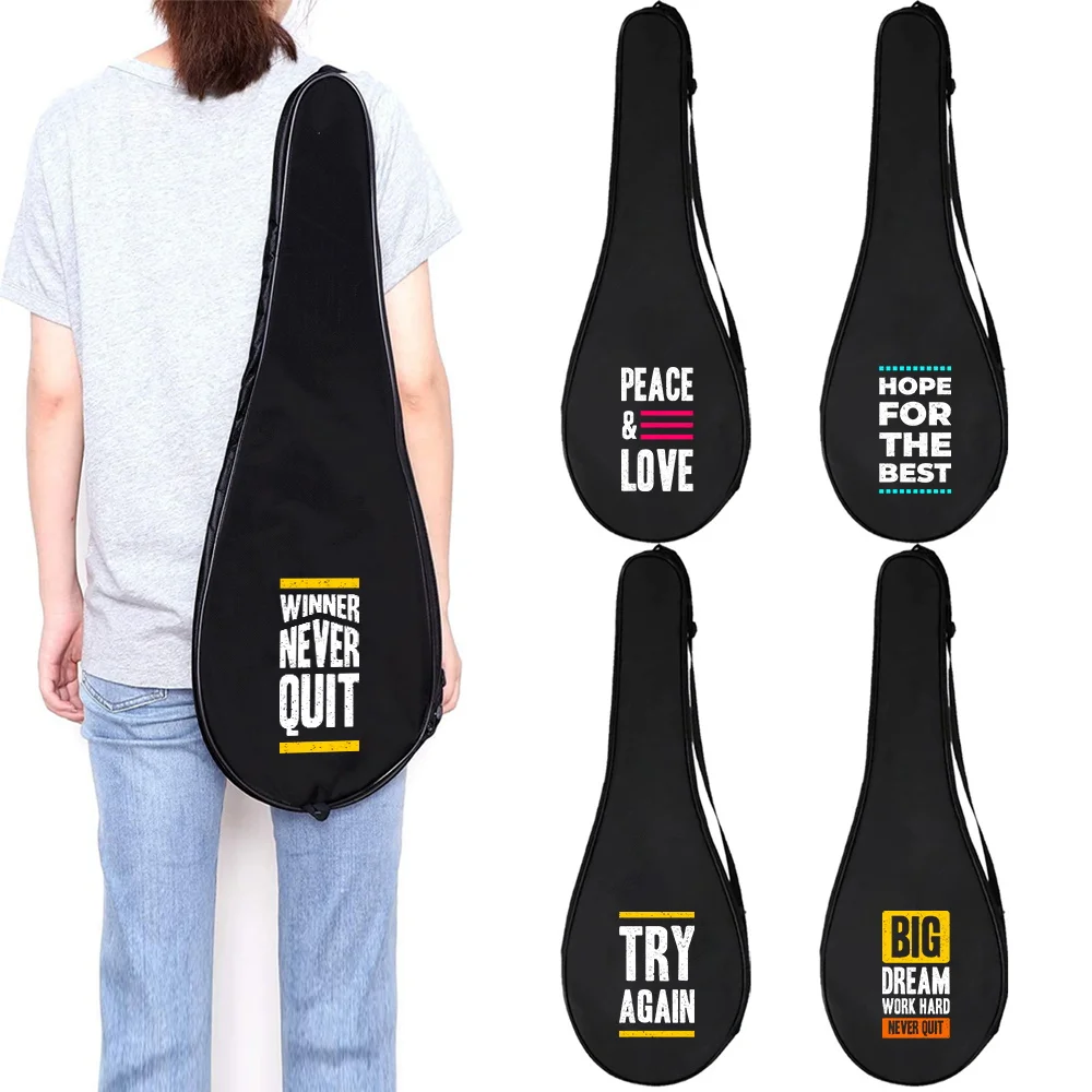 Men's and Women's Badminton Racket Bag Single Shoulder Thick Design Large Capacity Wear-resistant Portable Sports Storage
Men's and Women's Badminton Racket Bag Single Shoulder Thick Design Large Capacity Wear-resistant Portable Sports Storage