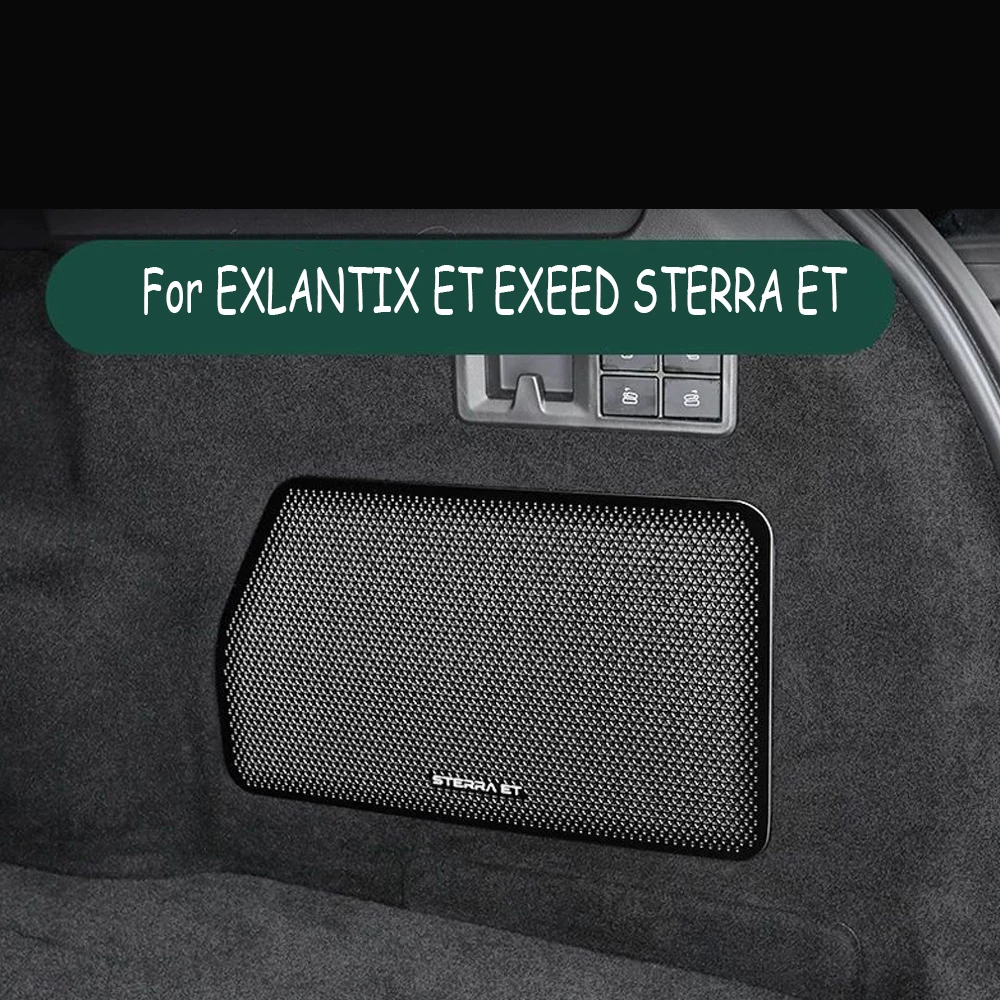 For EXLANTIX ET EXEED STERRA ET 2024 2025 Stainless Car Trunk Lower Audio Panel Sound Speaker Trim Cover Auto Trunk Horn Protect
For EXLANTIX ET EXEED STERRA ET 2024 2025 Stainless Car Trunk Lower Audio Panel Sound Speaker Trim Cover Auto Trunk Horn Protect