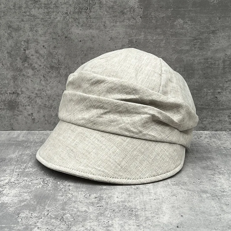 Slouchy Newsboy Cap Linen Summer Cap Casual Women Sun Cap Men Ladies Outdoor Wide Brim Hat Designer Solid Color Soft Hat Travel
Slouchy Newsboy Cap Linen Summer Cap Casual Women Sun Cap Men Ladies Outdoor Wide Brim Hat Designer Solid Color Soft Hat Travel