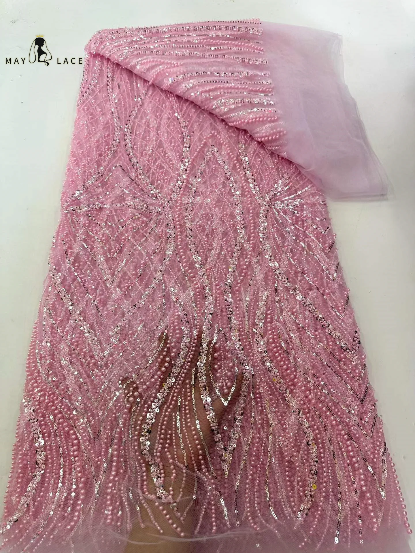 African Groom Lace Fabric French Nigerian Sequins Lace Bridal 2026 High Quality Tulle Lace Fabric For Party Dress Sewing Women
African Groom Lace Fabric French Nigerian Sequins Lace Bridal 2026 High Quality Tulle Lace Fabric For Party Dress Sewing Women