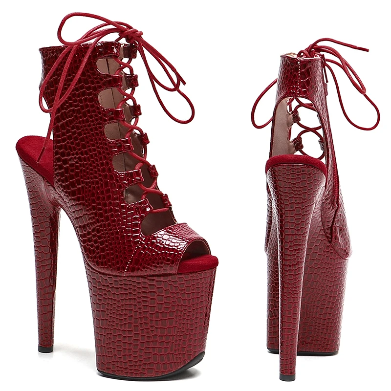 Leecabe 20CM/8Inch PU upper Trend fashion high heel platform stripper heel ankle Pole Dance boots
Leecabe 20CM/8Inch PU upper Trend fashion high heel platform stripper heel ankle Pole Dance boots