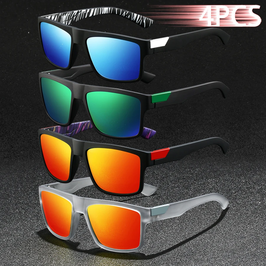 4PCS Fashion Classic Square UV400 Sunglasses Men Women Driving Fishing Colorful Trendy Lightweight Outdoor Goggles
4PCS Fashion Classic Square UV400 Sunglasses Men Women Driving Fishing Colorful Trendy Lightweight Outdoor Goggles