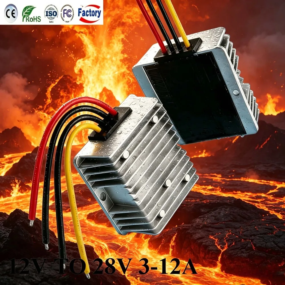 12V to 28V DC DC Boost Inverter Voltage Converter 3A 10A 12A 5A Transformer Module Regulator Step Up Power Waterpoof For Audio
12V to 28V DC DC Boost Inverter Voltage Converter 3A 10A 12A 5A Transformer Module Regulator Step Up Power Waterpoof For Audio