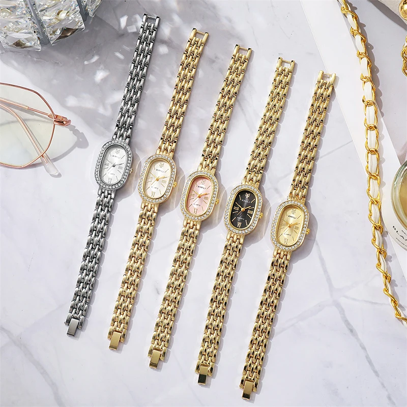 Ladies' Watches Are Fashionable Simple Compact Pigeon Egg Roman Design Business and Leisure Bracelets Student Quartz Watches
Ladies' Watches Are Fashionable Simple Compact Pigeon Egg Roman Design Business and Leisure Bracelets Student Quartz Watches