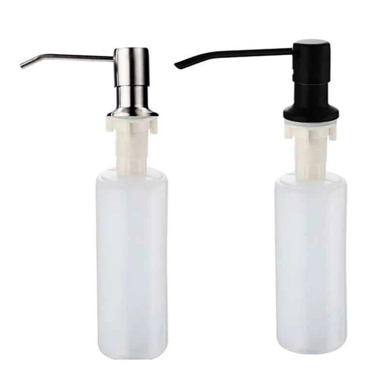 Kitchen Sink Soap Dispenser Built-in Design 300ML Liquid Soap Bottle with Stainless Steel Head Hand Press Dispenser Bottle
Kitchen Sink Soap Dispenser Built-in Design 300ML Liquid Soap Bottle with Stainless Steel Head Hand Press Dispenser Bottle