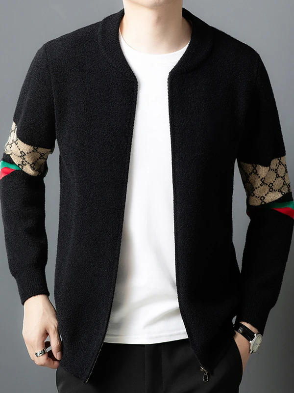 2025 New Men's Knitted Open Cardigan Zipper Embroidered Sweater Faion Casual Mid-Youth Men's Knitted Outerwear
2025 New Men's Knitted Open Cardigan Zipper Embroidered Sweater Faion Casual Mid-Youth Men's Knitted Outerwear