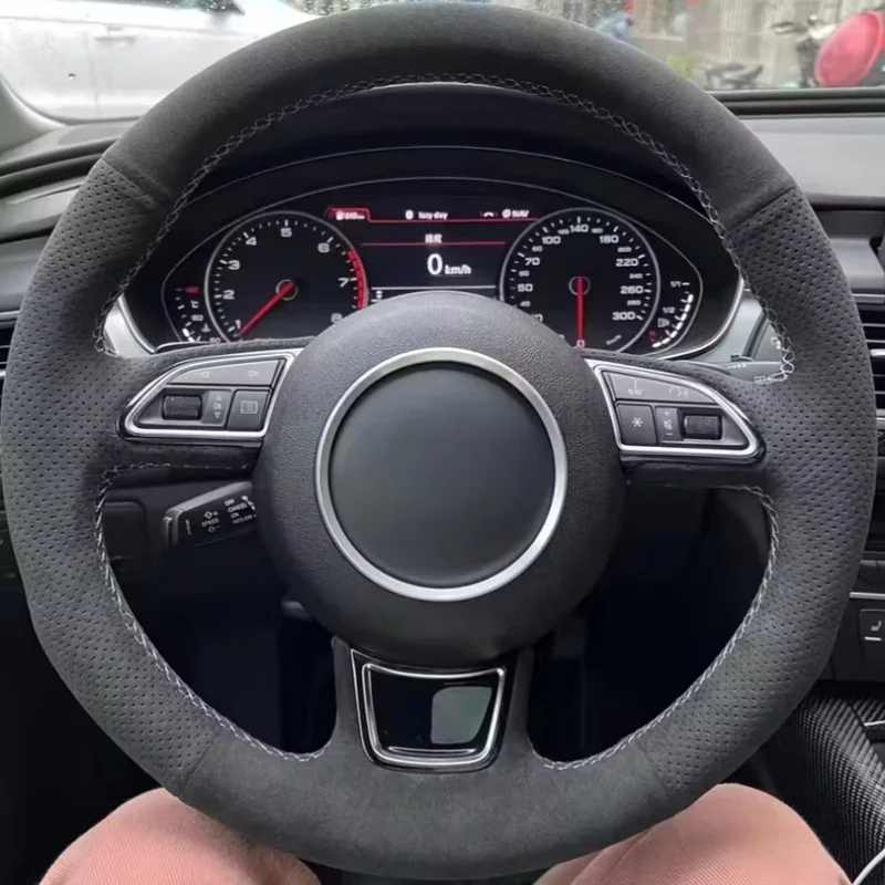 Чехол на руль автомобиля, сшитый вручную, из замши, противоскользящий, для Audi A3, 8V Sportback, A4 B8 Avant, A5, A6 C7, A7 G8, A8
Чехол на руль автомобиля, сшитый вручную, из замши, противоскользящий, для Audi A3, 8V Sportback, A4 B8 Avant, A5, A6 C7, A7 G8, A8