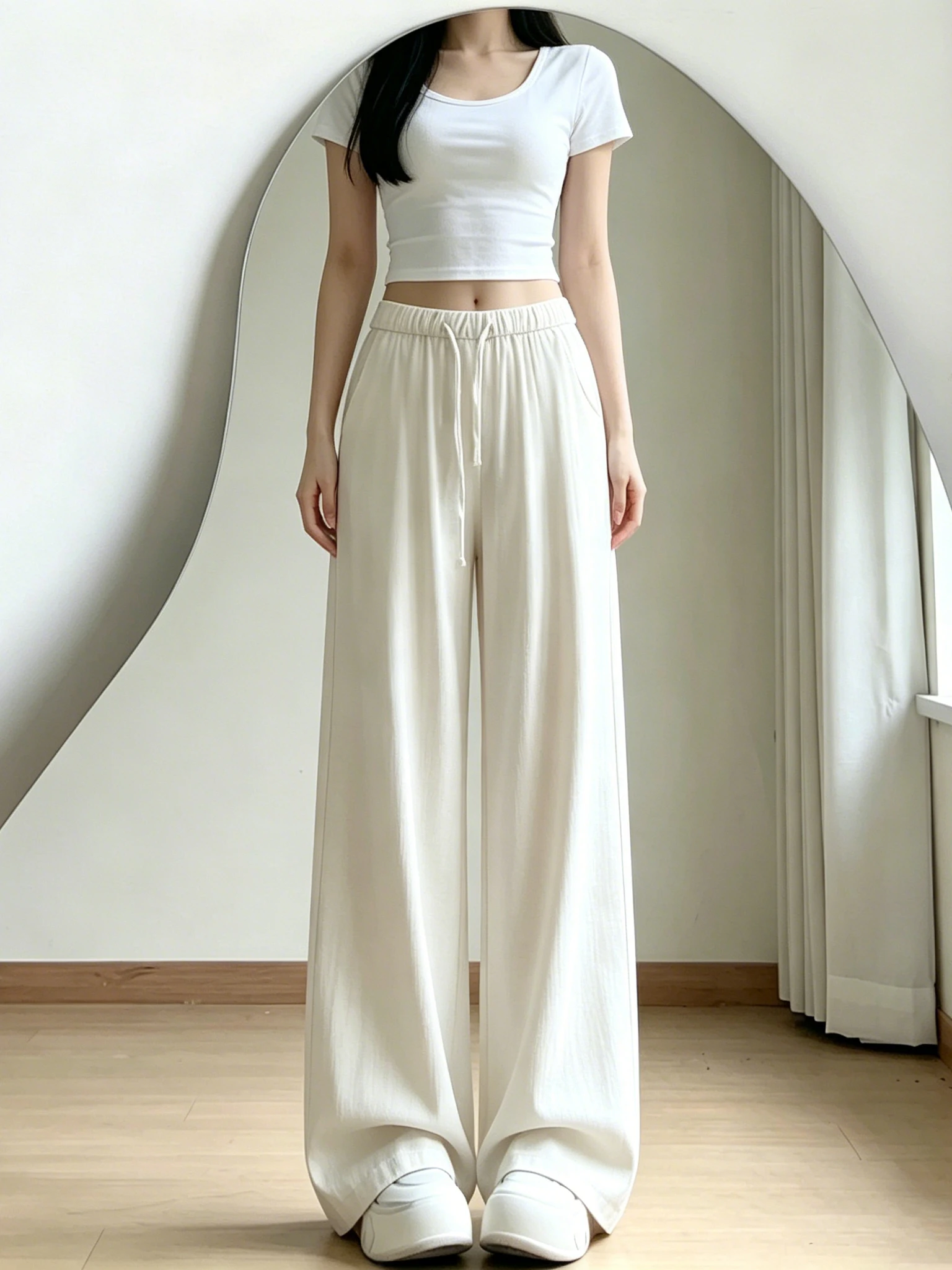 Drawstring Cotton Linen Wide Leg Pants Women Summer Small Size Loose Thin Slimming Drape Casual Versatile Linen Floor-Length ...
Drawstring Cotton Linen Wide Leg Pants Women Summer Small Size Loose Thin Slimming Drape Casual Versatile Linen Floor-Length ...