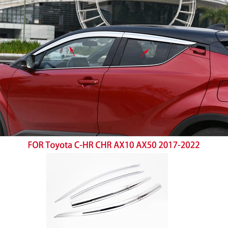 Car accessories FIT FOR Toyota C-HR CHR AX10 AX50 2017-2022 ABS waterproof Door Window Visor Vent Shades Sun Rain Guard
Car accessories FIT FOR Toyota C-HR CHR AX10 AX50 2017-2022 ABS waterproof Door Window Visor Vent Shades Sun Rain Guard
