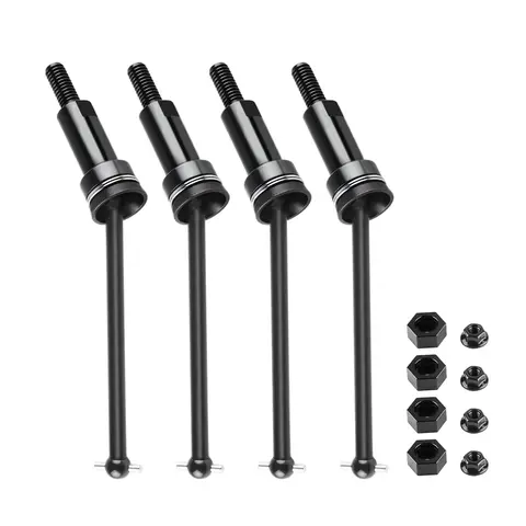 Aluminum Front and Rear CVD Drive Shaft Set for ARRMA 1/18 Granite Grom 1/14 Typhon Grom MEGA 380 RC Truck Upgrade Replace