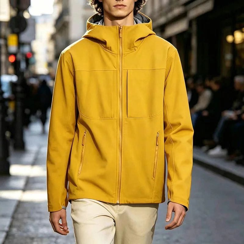 Men's Slim Fit Hooded Jacket, Lightweight Waterproof Windproof Coat For Camping Fishing Outdoor Casual Wear
Men's Slim Fit Hooded Jacket, Lightweight Waterproof Windproof Coat For Camping Fishing Outdoor Casual Wear