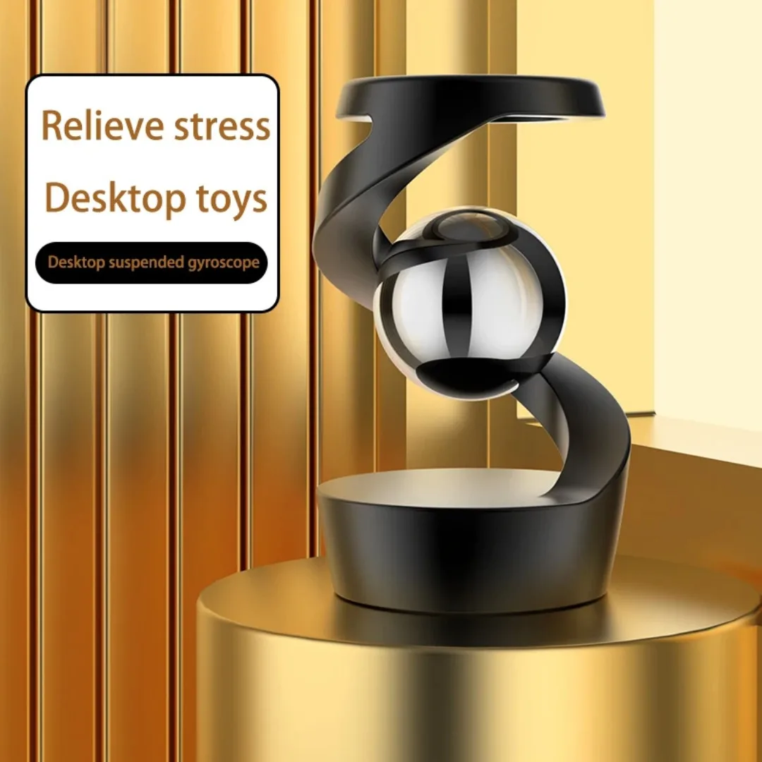 Adult Desktop Stress Relief Toy Aluminum Alloy Decompression Hypnosis Rotary Gyro Fingertip Kinetic levitating Spinner Gift
Adult Desktop Stress Relief Toy Aluminum Alloy Decompression Hypnosis Rotary Gyro Fingertip Kinetic levitating Spinner Gift
