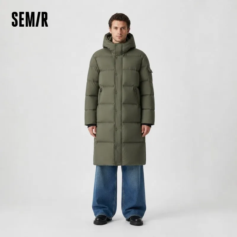 Semir Down Jacket Men Winter 90% Down Fill Goose Down Thickened Water-Repellent Anti-Static Long Hooded Outerwear Men'S Wear
Semir Down Jacket Men Winter 90% Down Fill Goose Down Thickened Water-Repellent Anti-Static Long Hooded Outerwear Men'S Wear