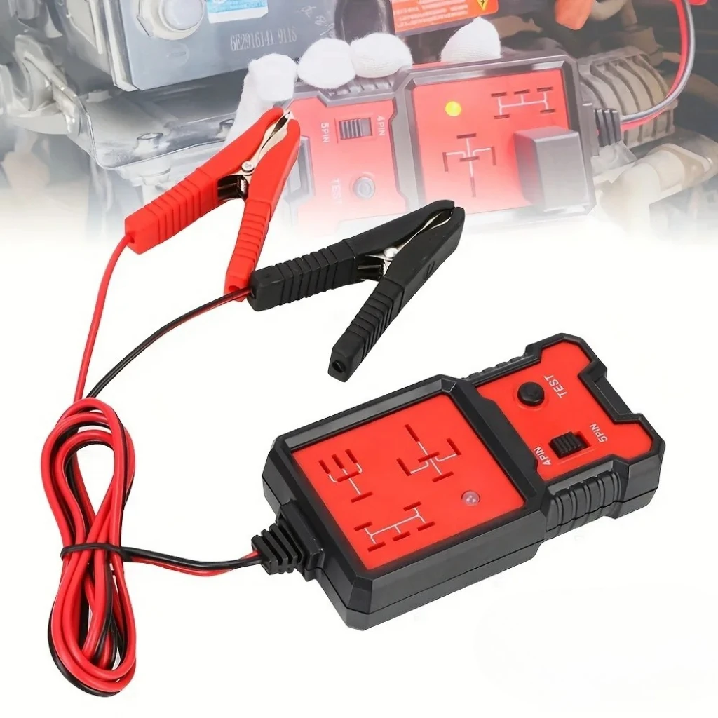 Universal 12V Automotive Relay Tester, Electronic Car Relay Tester for Auto Battery Alternator Check & Analysis
Universal 12V Automotive Relay Tester, Electronic Car Relay Tester for Auto Battery Alternator Check & Analysis
