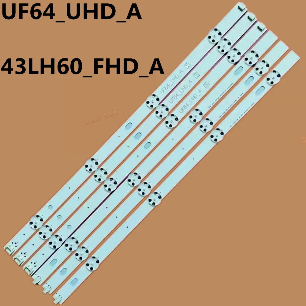 LED Backlight Strip for UF64_UHD_A 43LH60_FHD_A B 43UH603V 43UH610V 43UH619V 43UH620V 43UF6407 43UF6409 43UH6030 HC430DGN
LED Backlight Strip for UF64_UHD_A 43LH60_FHD_A B 43UH603V 43UH610V 43UH619V 43UH620V 43UF6407 43UF6409 43UH6030 HC430DGN