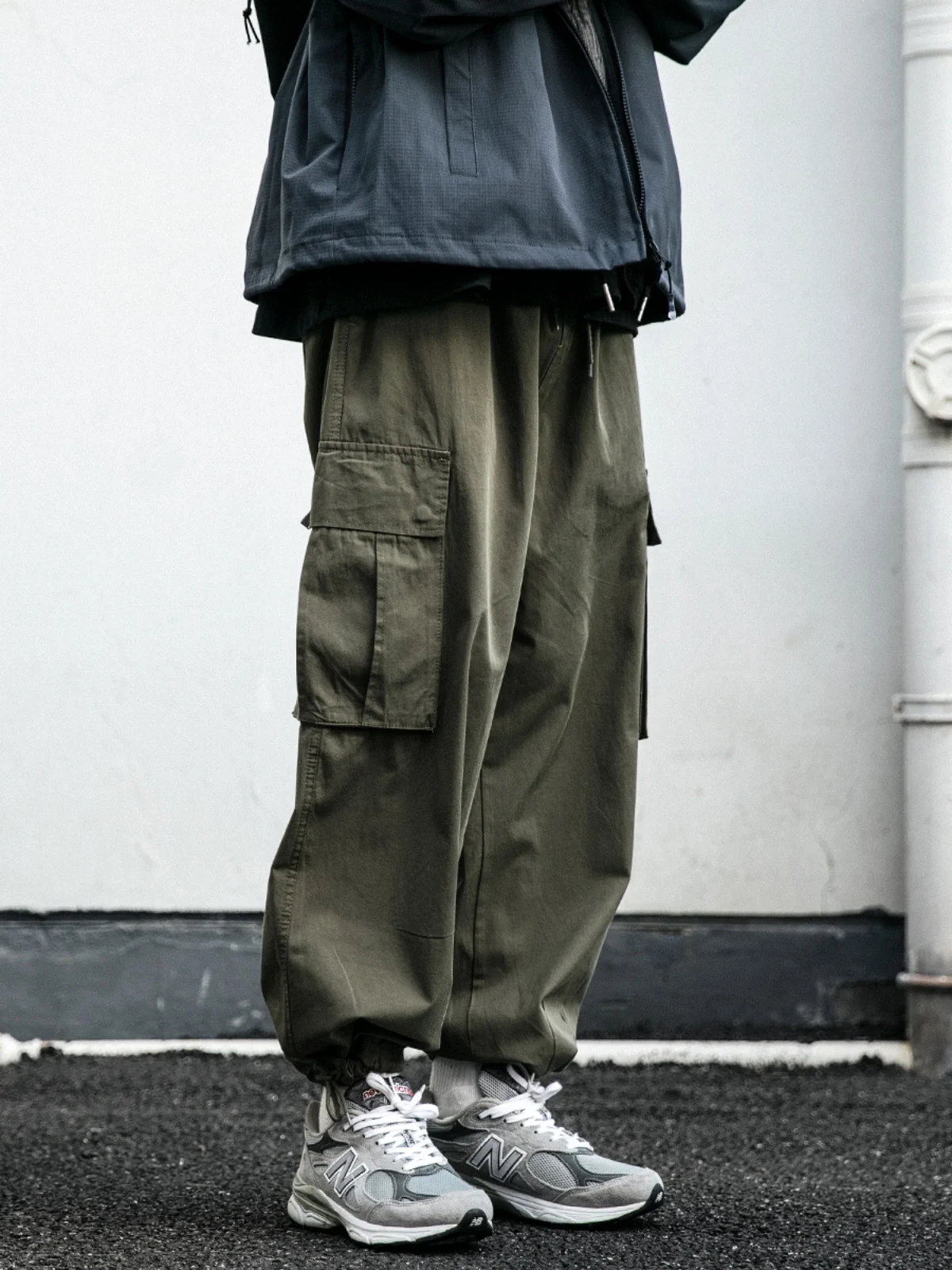 Harajuku Sle Men's Casual Work Pants Spring Autumn Loose Straight Leg Dstring Elastic Waist Small Footed Pants
Harajuku Sle Men's Casual Work Pants Spring Autumn Loose Straight Leg Dstring Elastic Waist Small Footed Pants