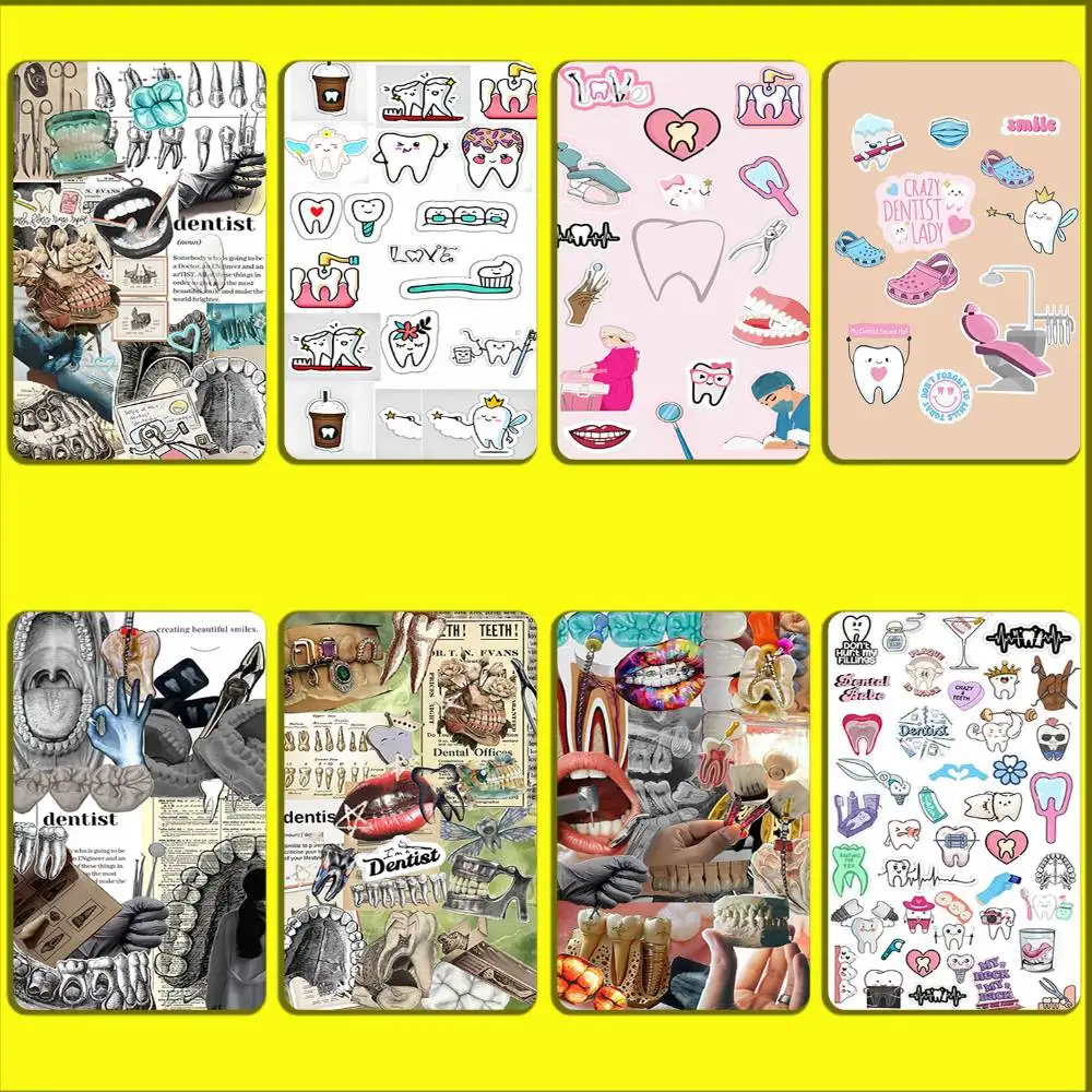 Dentist Teeth Tooth Collage Card Stickers For Debit Bank Credit Cards Metro Bus Pass Sticker Decoration Cover Skin
Dentist Teeth Tooth Collage Card Stickers For Debit Bank Credit Cards Metro Bus Pass Sticker Decoration Cover Skin