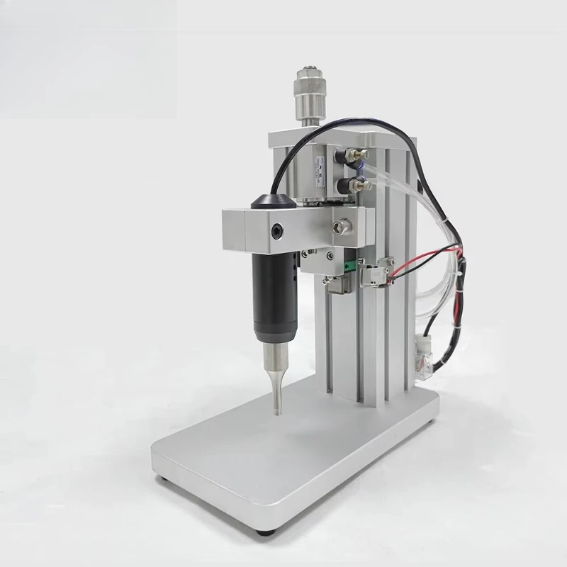 High-power High Melting Point Film Small Ultrasonic Spot Welding Machine Handheld Plastic Welder Equipped with Foot Switch
High-power High Melting Point Film Small Ultrasonic Spot Welding Machine Handheld Plastic Welder Equipped with Foot Switch