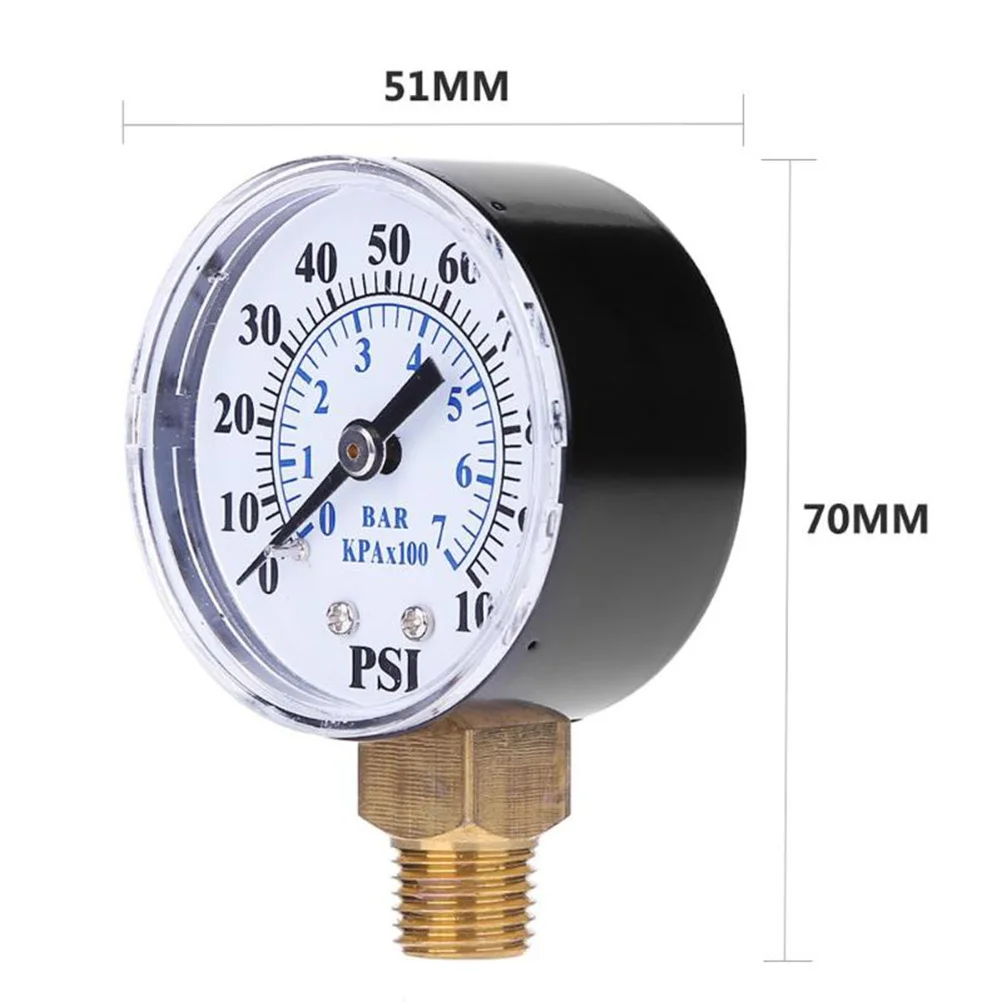 Vacuum Gauge Utility Mini Portable 0-100 Psi 0-7 Bar Air Compressor Water Oil Gas Pressure Tester Vacuum Gauge 
Vacuum Gauge Utility Mini Portable 0-100 Psi 0-7 Bar Air Compressor Water Oil Gas Pressure Tester Vacuum Gauge