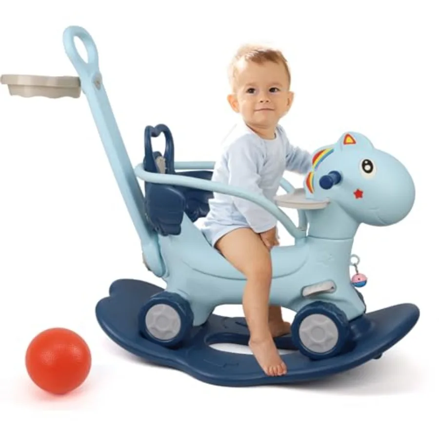 Детская качалка-каталка Ancaixin 4 в 1 для детей 1-3 лет, синяя, с ручкой для толкания, спинкой и функцией балансировки
Детская качалка-каталка Ancaixin 4 в 1 для детей 1-3 лет, синяя, с ручкой для толкания, спинкой и функцией балансировки