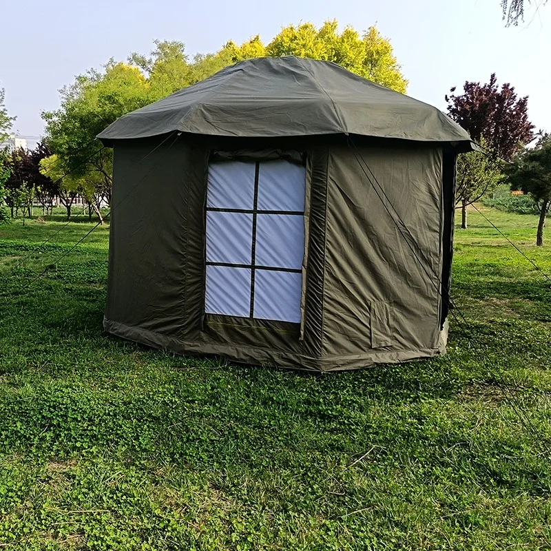 Oversized Inflable Tent Water-Resistant Tent Comfortable Camping Blowup Tent for Family Activity
Oversized Inflable Tent Water-Resistant Tent Comfortable Camping Blowup Tent for Family Activity