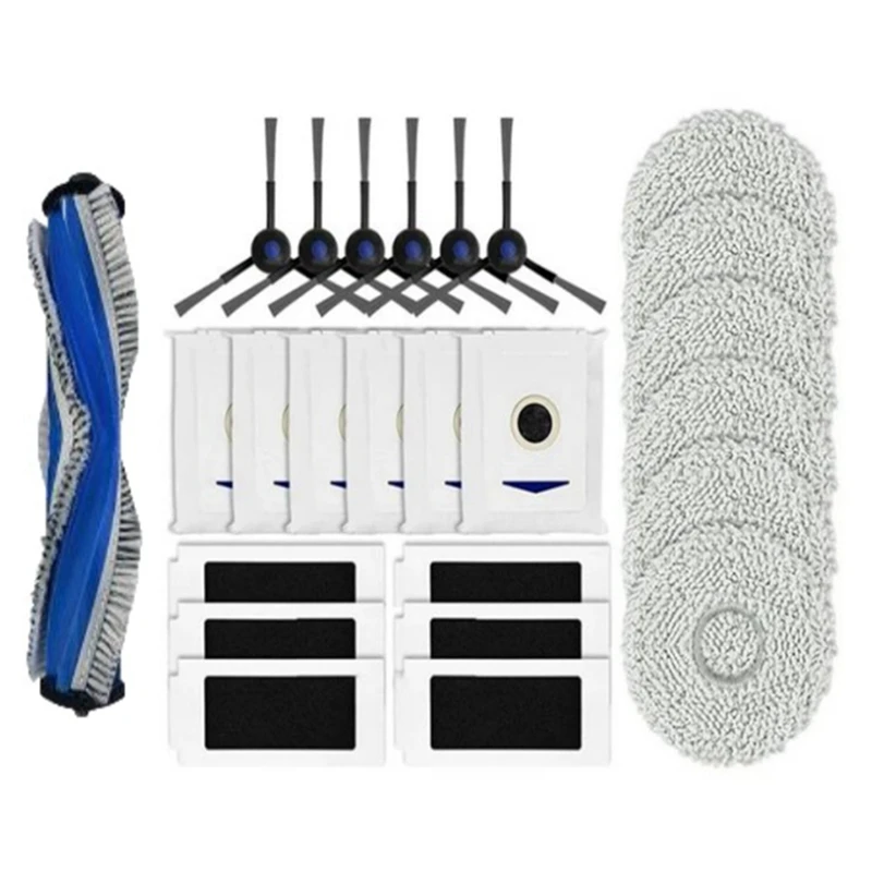 Лидер продаж для пылесоса ECOVACS T30 PRO OMNI/DDX14/YEEDI M12 Pro+, мешки для пыли, фильтр Hepa, основная боковая щетка, тканевые аксессуары для швабры
Лидер продаж для пылесоса ECOVACS T30 PRO OMNI/DDX14/YEEDI M12 Pro+, мешки для пыли, фильтр Hepa, основная боковая щетка, тканевые аксессуары для швабры
