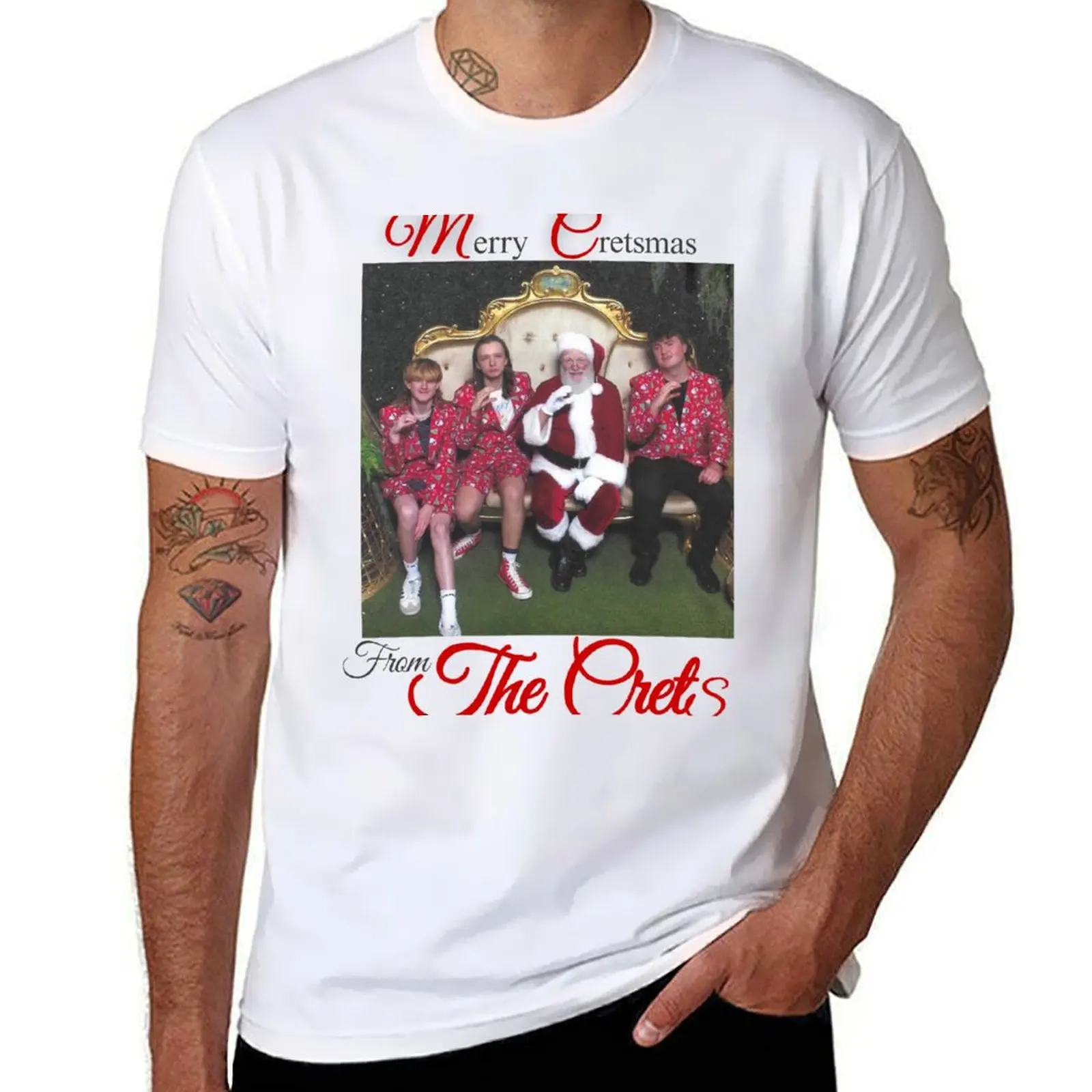 The Crets Santa Photo - Merry Cretsmas From The Crets T-Shirt t shirts for man cotton funny man t shirt luxury T-shirt
The Crets Santa Photo - Merry Cretsmas From The Crets T-Shirt t shirts for man cotton funny man t shirt luxury T-shirt