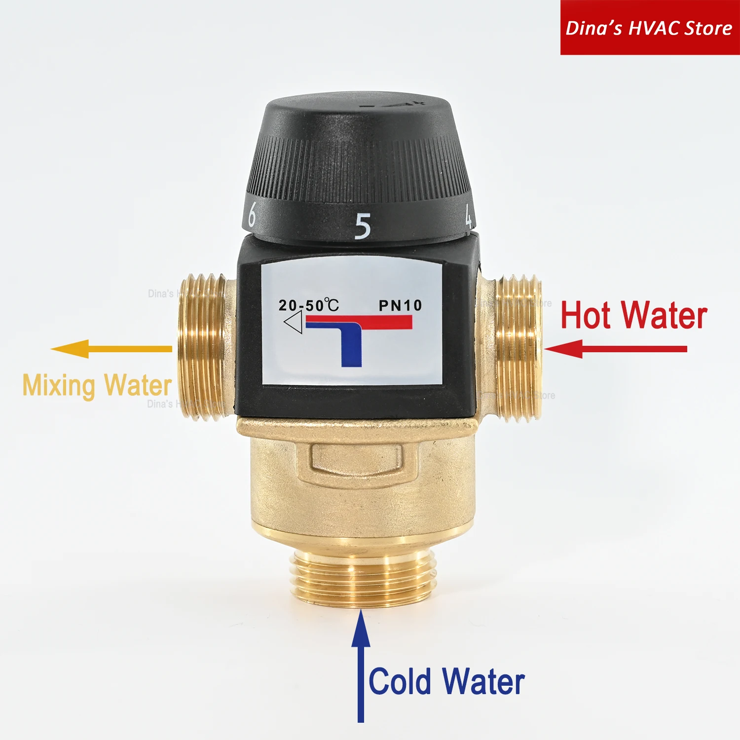 DN25 Thermostatic Mixing Valve for temperature control in domestic hot water installations
DN25 Thermostatic Mixing Valve for temperature control in domestic hot water installations