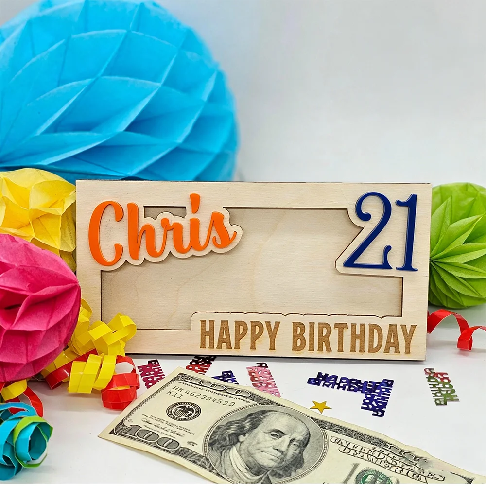 Custom Age Happy Birthday Card Holder Personalized Name Milestone Birthday Keepsake Gift For 16th 18th 21st Girls Boys Adult
Custom Age Happy Birthday Card Holder Personalized Name Milestone Birthday Keepsake Gift For 16th 18th 21st Girls Boys Adult
