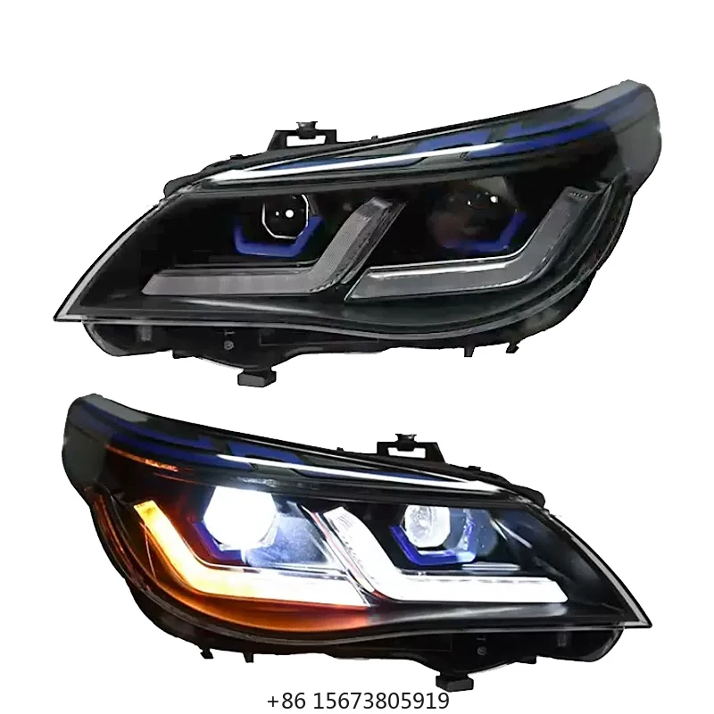 Комплект светодиодных фар для BMW E60 5 серии, обновление LCI, адаптивные, 2004-2010, передние фары в сборе, прочные фары головного света
Комплект светодиодных фар для BMW E60 5 серии, обновление LCI, адаптивные, 2004-2010, передние фары в сборе, прочные фары головного света