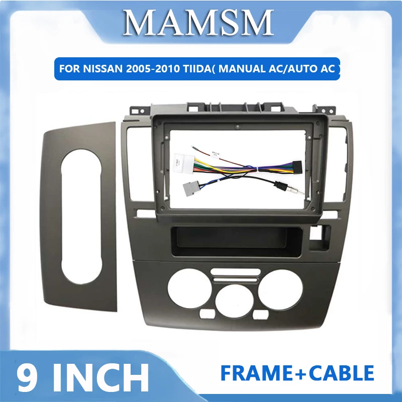 2 Din Android Head Unit Car Radio Frame Kit For NISSAN 2005-2010 TIIDA Stereo Dash Fascia Trim Bezel Faceplate
2 Din Android Head Unit Car Radio Frame Kit For NISSAN 2005-2010 TIIDA Stereo Dash Fascia Trim Bezel Faceplate