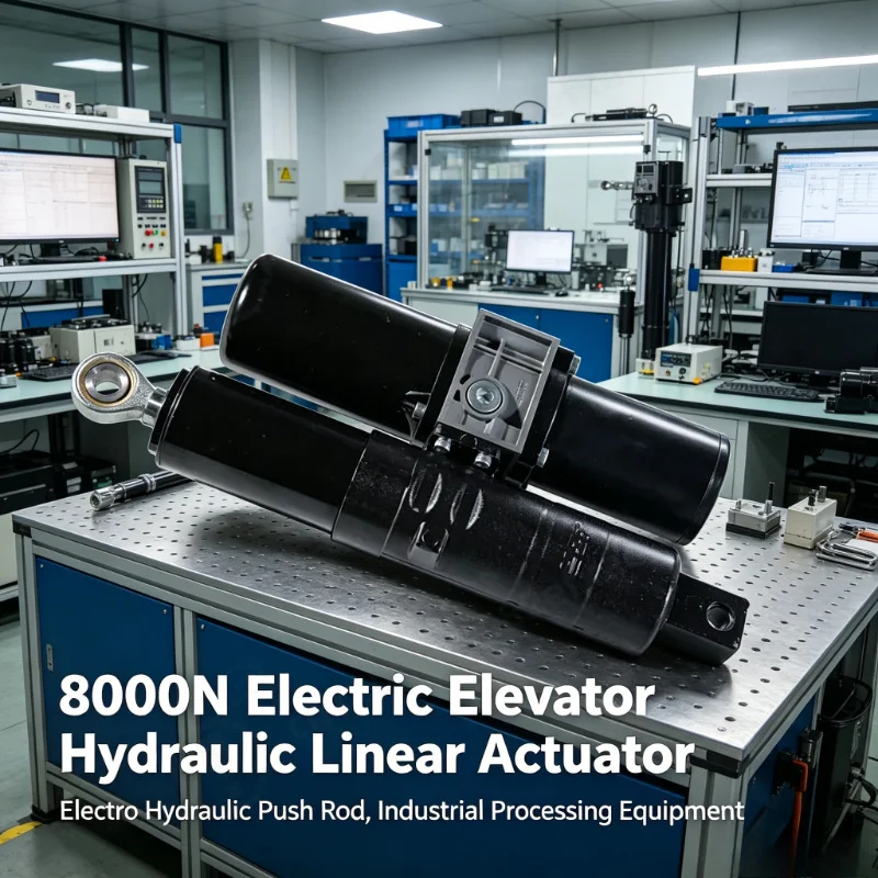 8000N Electric Elevator Hydraulic Linear Actuator, Electro Hydraulic Push Rod, Industrial Processing Equipment
8000N Electric Elevator Hydraulic Linear Actuator, Electro Hydraulic Push Rod, Industrial Processing Equipment