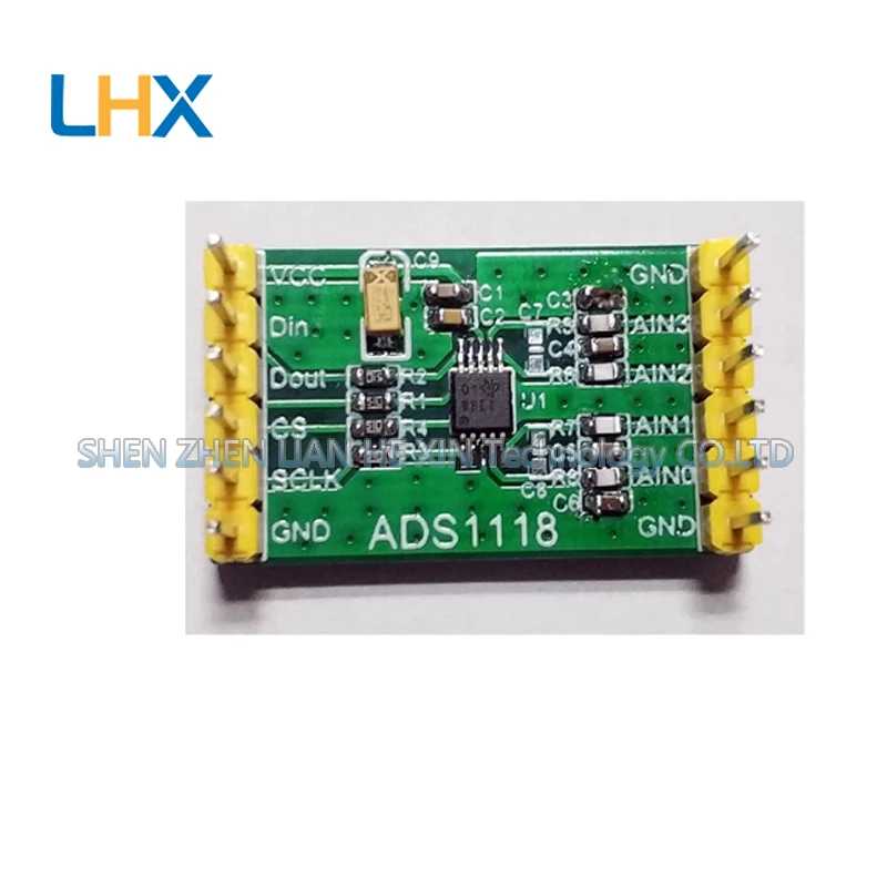 ADS1118 analog-to-digital conversion module 4-channel 16-bit ADC
ADS1118 analog-to-digital conversion module 4-channel 16-bit ADC
