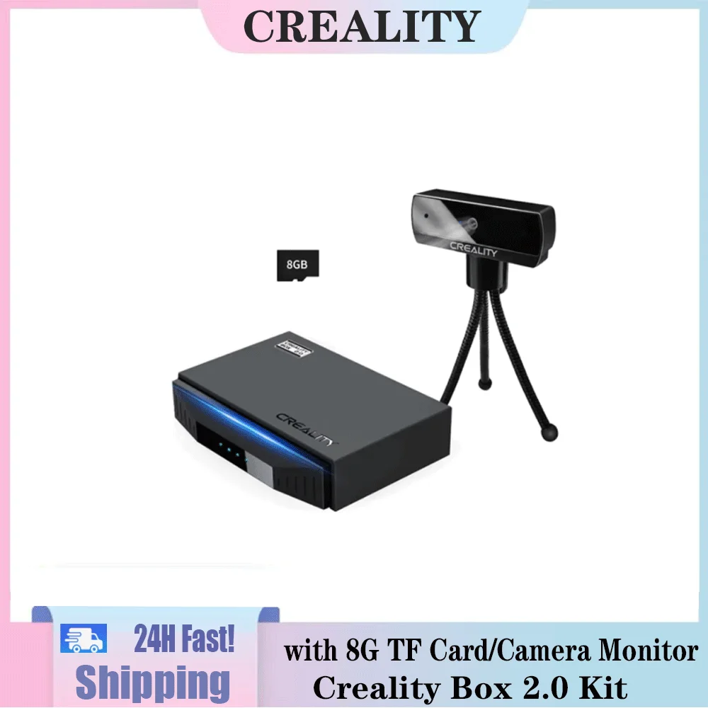 Creality WiFi Box 2.0 Intelligent Assistant for FDM 3D Printer BT Real Time Monitor/Remote Control Time-lapse Shooting 8G TFCard
Creality WiFi Box 2.0 Intelligent Assistant for FDM 3D Printer BT Real Time Monitor/Remote Control Time-lapse Shooting 8G TFCard