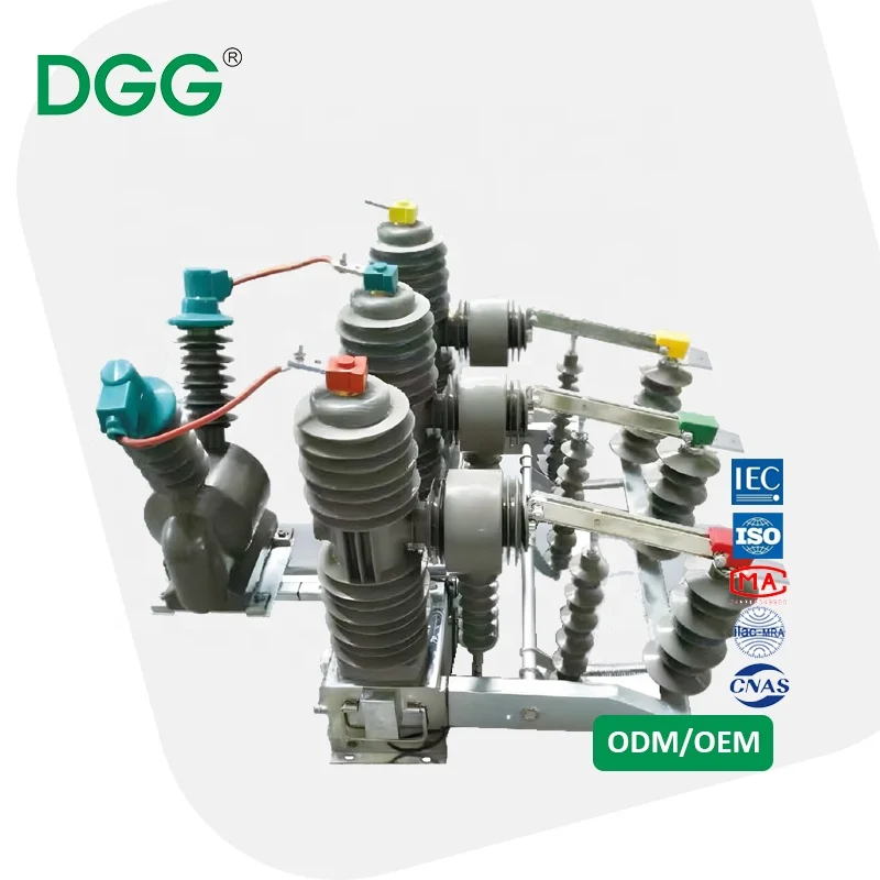 DGG ZW32 High Quality DGG 40.5kv Outdoor Vacuum Circuit Breaker High Voltage 40.5kv Outdoor VCB with 20ka Breaking Capacity
DGG ZW32 High Quality DGG 40.5kv Outdoor Vacuum Circuit Breaker High Voltage 40.5kv Outdoor VCB with 20ka Breaking Capacity