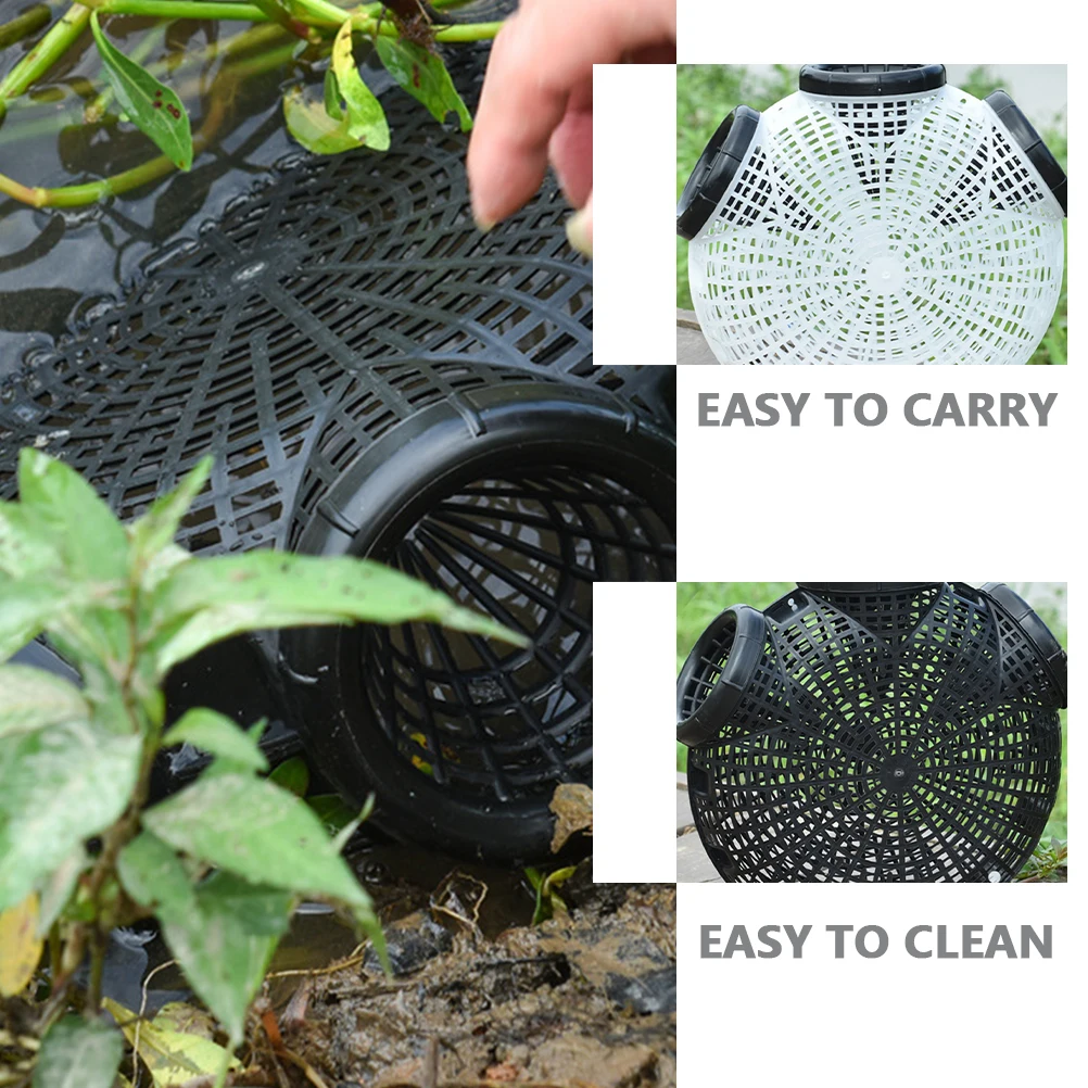 6pcs Fishing Cage Lid Catcher Net Cover for Eel Loach Shrimp Crab Crawfish Reusable Portable Compact Lightweight Outdoor Black
6pcs Fishing Cage Lid Catcher Net Cover for Eel Loach Shrimp Crab Crawfish Reusable Portable Compact Lightweight Outdoor Black