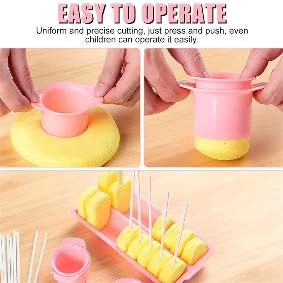 Cake Lollipop Mold Set 8-Piece - DIY Baking Kit with Molds, Sticks & Bags for Parties & Weddings
Cake Lollipop Mold Set 8-Piece - DIY Baking Kit with Molds, Sticks & Bags for Parties & Weddings