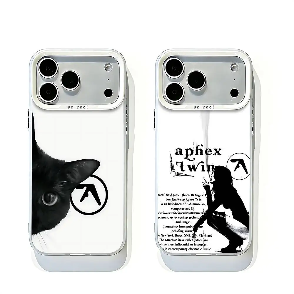 A-Aphex T-Twin White Matte Large Lens Frame Cover For iPhone 12 11 14 13 17 16 15 Pro Max Mini Plus E
A-Aphex T-Twin White Matte Large Lens Frame Cover For iPhone 12 11 14 13 17 16 15 Pro Max Mini Plus E