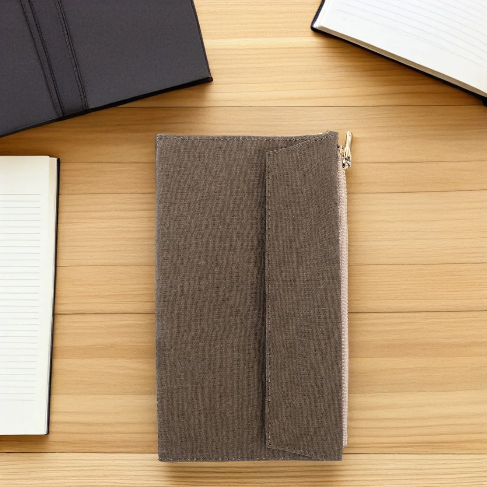 Olive Green Travel Pocket Notebook Cover Canvas Multi-Compartment Organizer Zipper Pouch for Journal Planner Cards Ticket
Olive Green Travel Pocket Notebook Cover Canvas Multi-Compartment Organizer Zipper Pouch for Journal Planner Cards Ticket