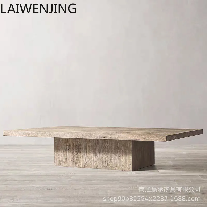 MJY American coffee table retro old household small apartment solid wood square long coffee table
MJY American coffee table retro old household small apartment solid wood square long coffee table