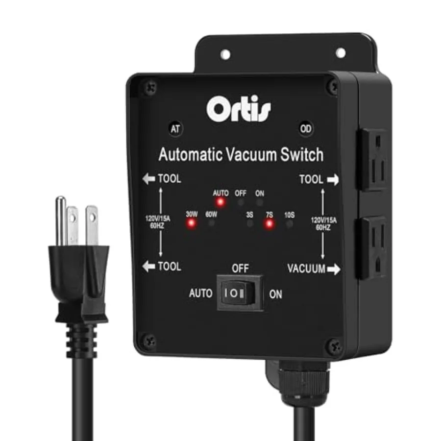 2025 New! Automatic Vacuum Switch Ortis Dust Control Autoswitch for 3 Power Tools Delay Vacuum On/Off to Prevent Circuit Overlo
2025 New! Automatic Vacuum Switch Ortis Dust Control Autoswitch for 3 Power Tools Delay Vacuum On/Off to Prevent Circuit Overlo