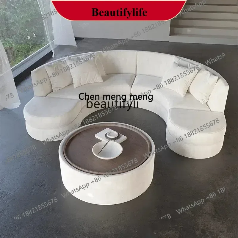 z183 Semicircular curved sofa Special-shaped designer's office Beauty salon Hotel lobby rest area Reception and negotiation
z183 Semicircular curved sofa Special-shaped designer's office Beauty salon Hotel lobby rest area Reception and negotiation